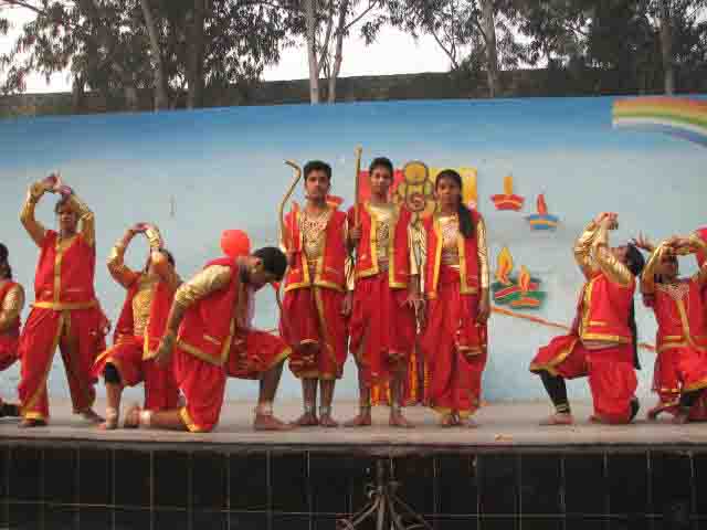 Diwali Celebration by students of classes VI-XII