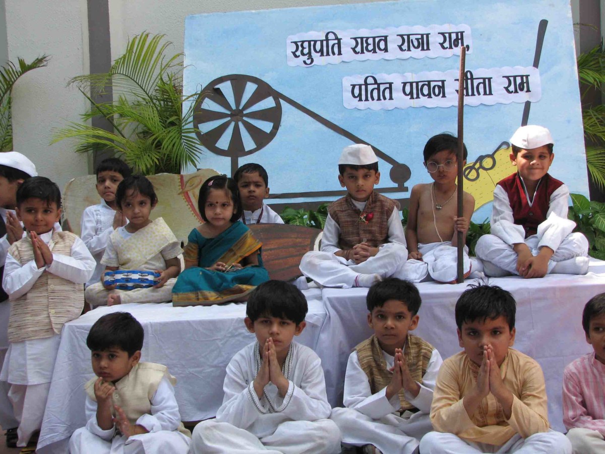 Gandhi Jayanti Celebration by Pre-primary Children – SSB
