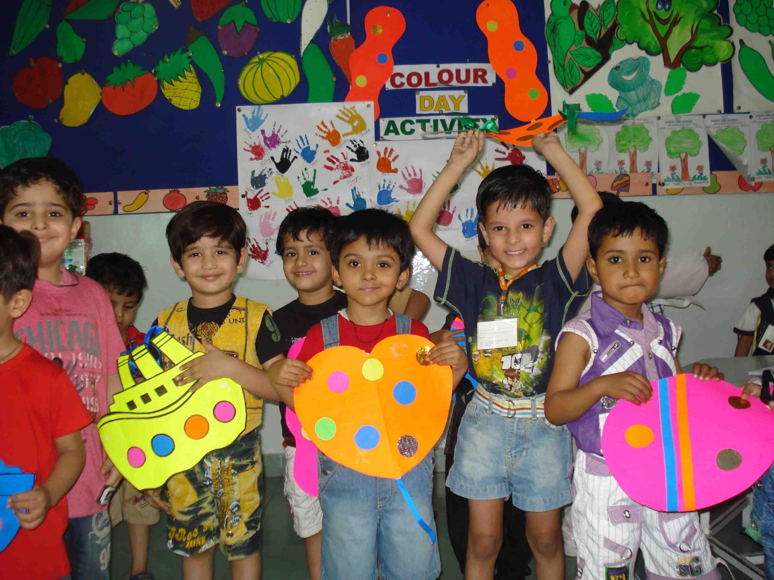 Colour Day Activity for class KG – NNB, KNB & SSB